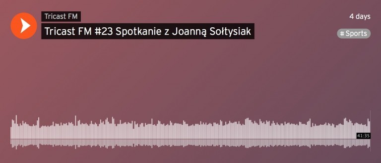 Tricast FM #023 Spotkanie z Joanną Sołtysiak