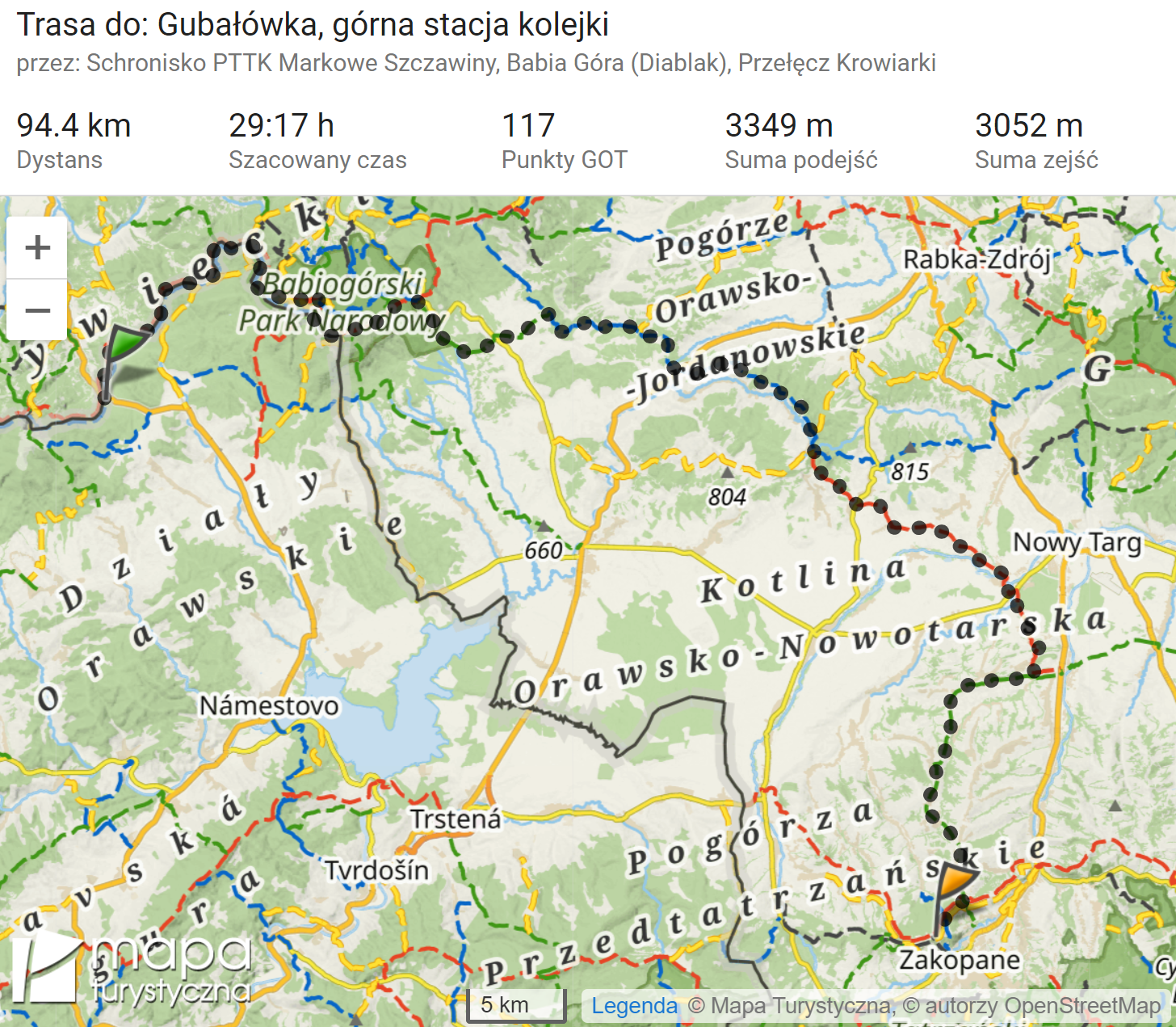 Trasa biegowa Poland Extreme Triathlon 2022