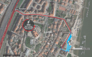 Zjazd z trasy kolarskiej PŚ w paratriathlonie w Walencji 2022