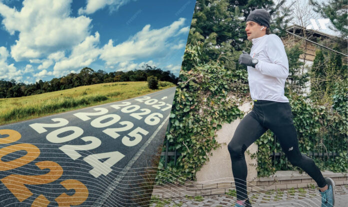 Biegacz trenujący zimą na świeżym powietrzu – jak trenować po sylwestrze, wskazówki treningowe Macieja Bodnara