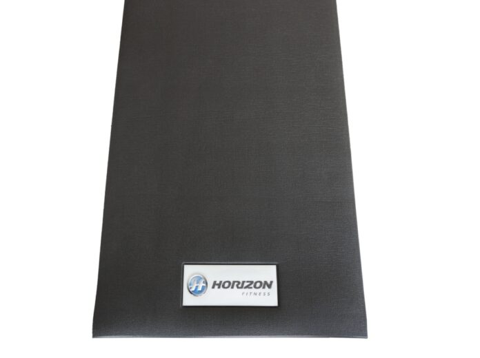 Mata Horizon Fitness pod bieżnię i rowerek – pełny widok