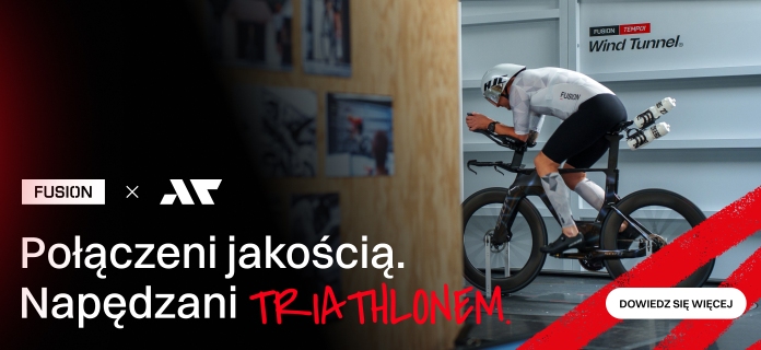 IronWay w tunelu aerodynamicznym – współpraca Fusion x Akademia Triathlonu. Połączeni jakością, napędzani triathlonem.