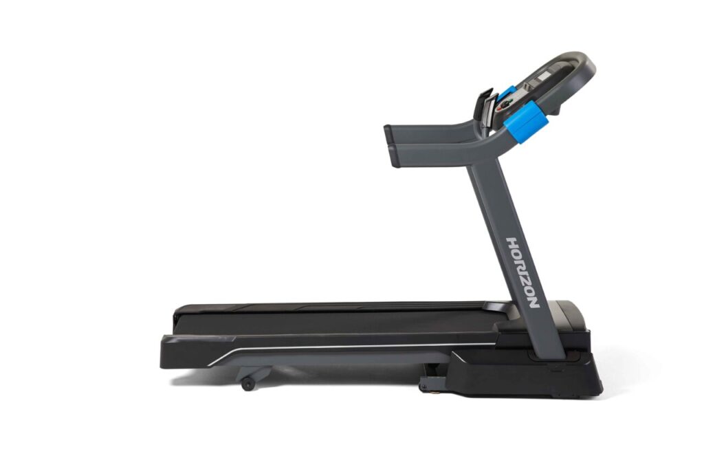 Orbitrek vs bieżnia odchudzanie – bieżnia Horizon widok boczny