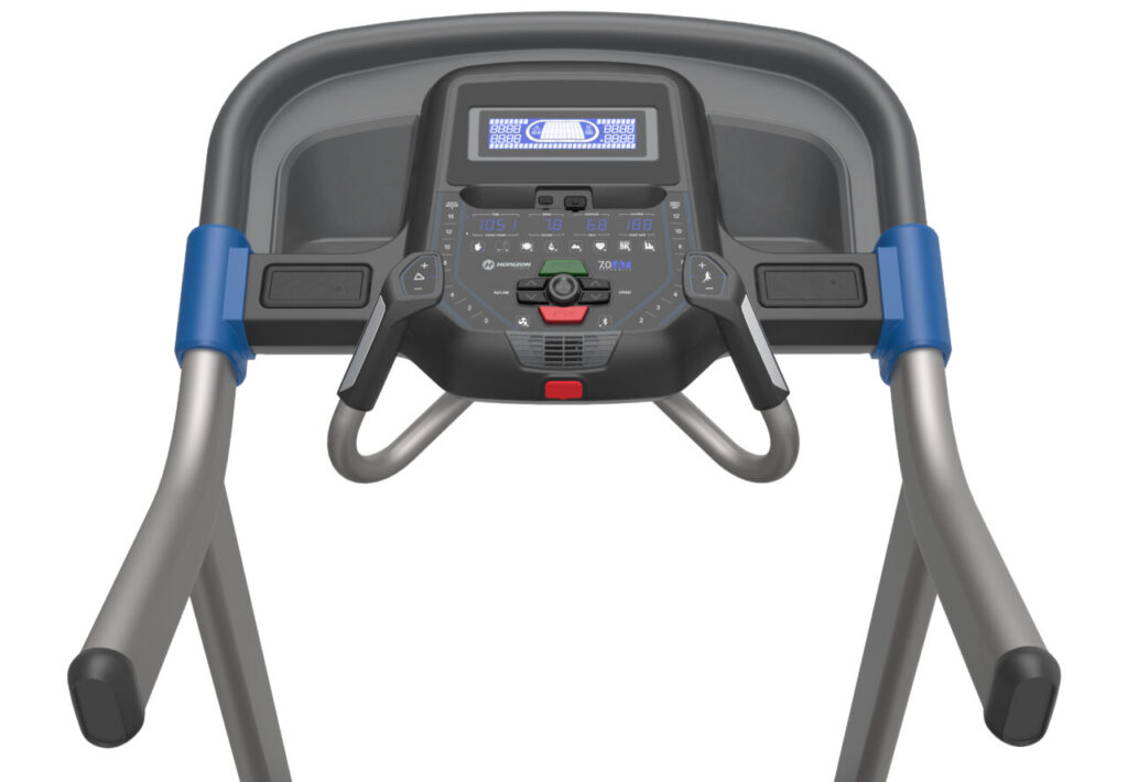 Plan bieżnia triathlon – konsola bieżni Horizon do monitorowania treningu