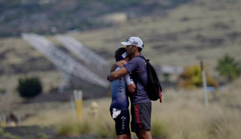 Lucy Charles-Barclay z mężem na trasie mistrzostw świata IRONMAN 