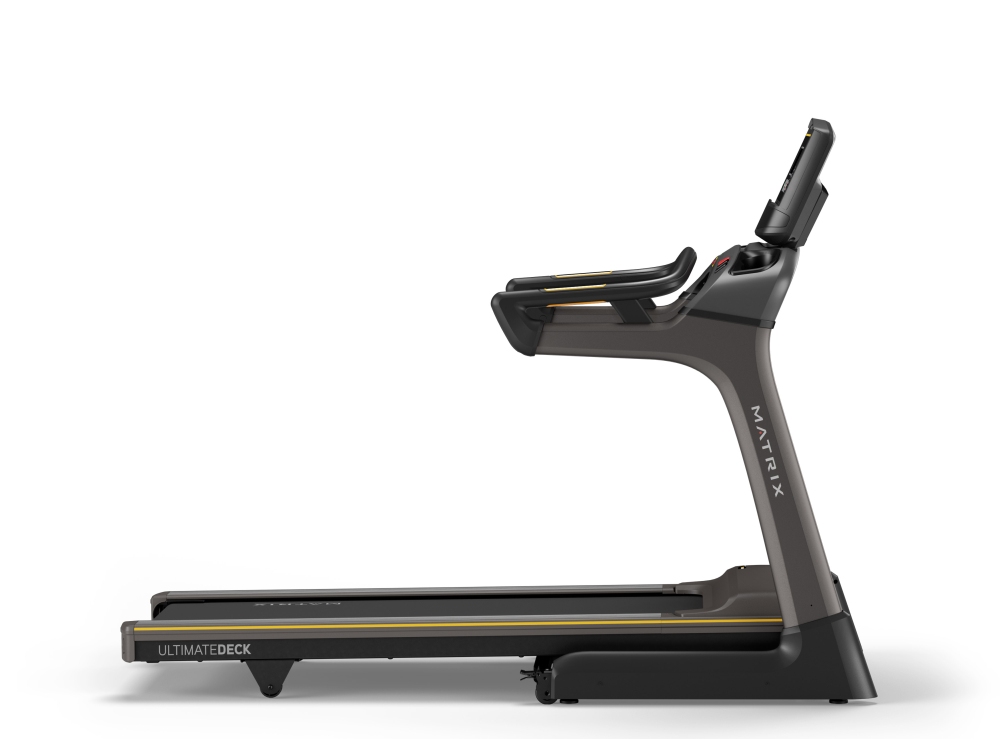 Bieżnia Matrix TF50 – widok z boku, pas biegowy UltimateDeck