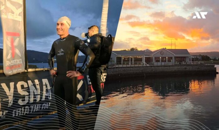 Rafał Godzwon podczas Knysna Extreme Triathlon