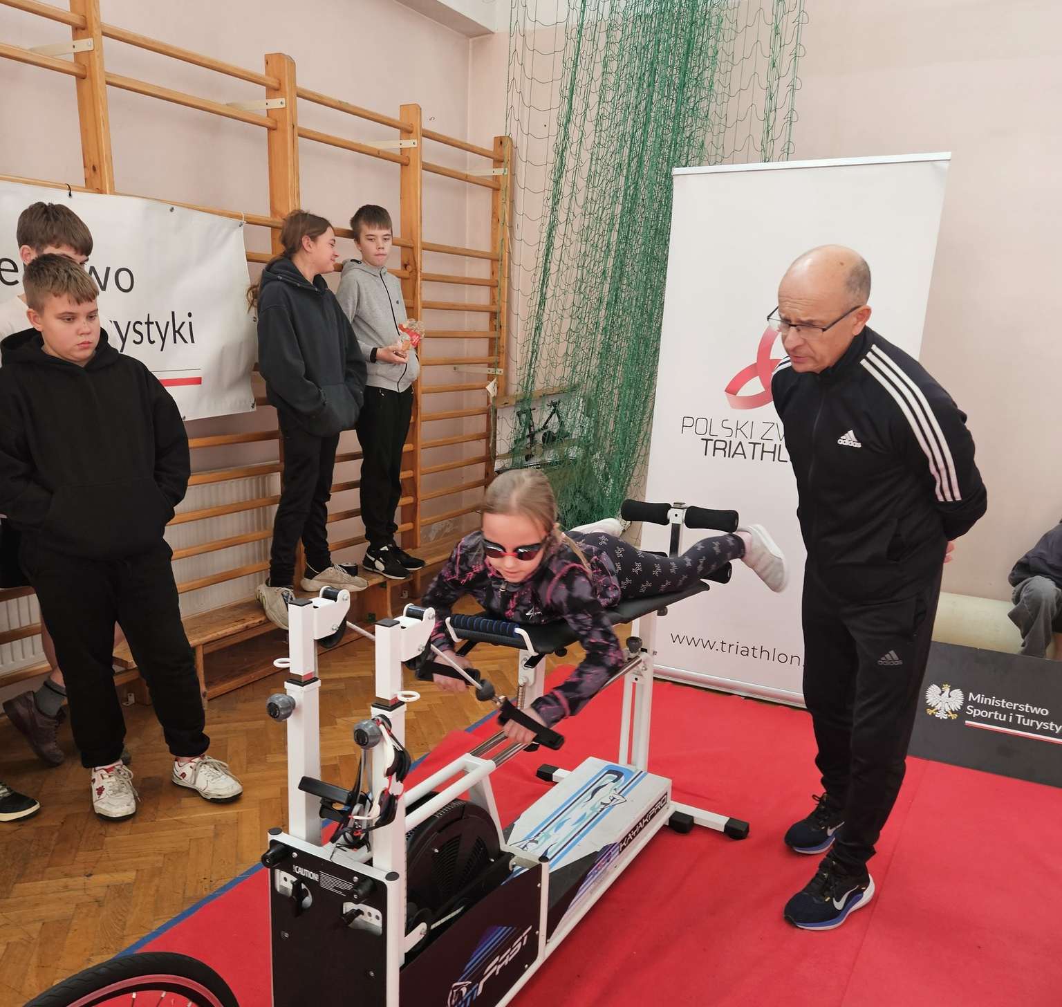 Ergometr pływacki w programie Tri-Pop