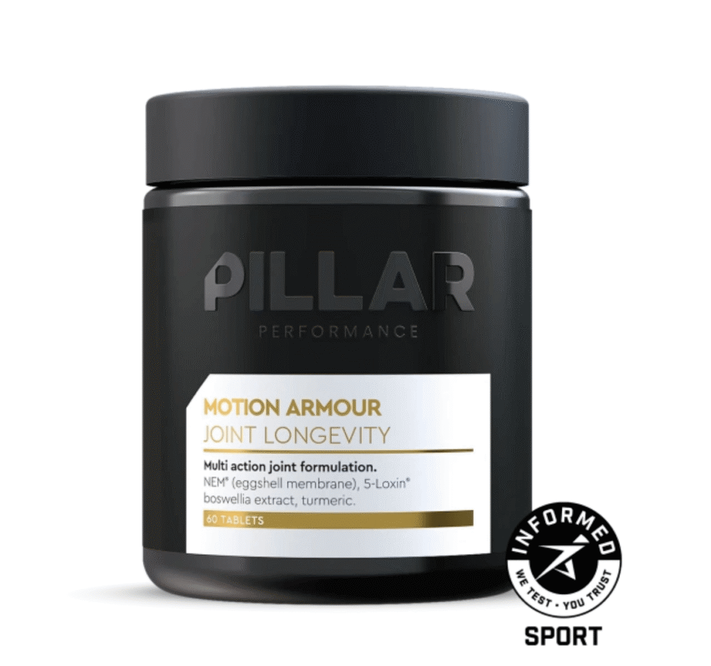 Motion Armour Pillar – suplement na stawy z NEM® i 5-LOXIN®, 60 tabletek, certyfikat Informed Sport